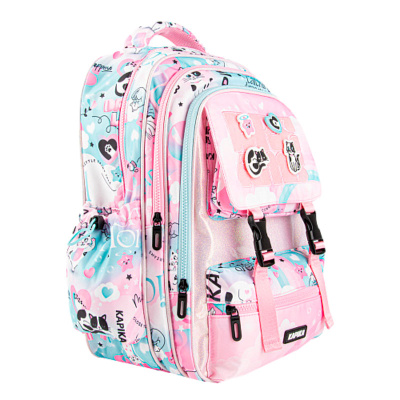 Рюкзак школьный для девочки Kapika BG03-80 розовый 1